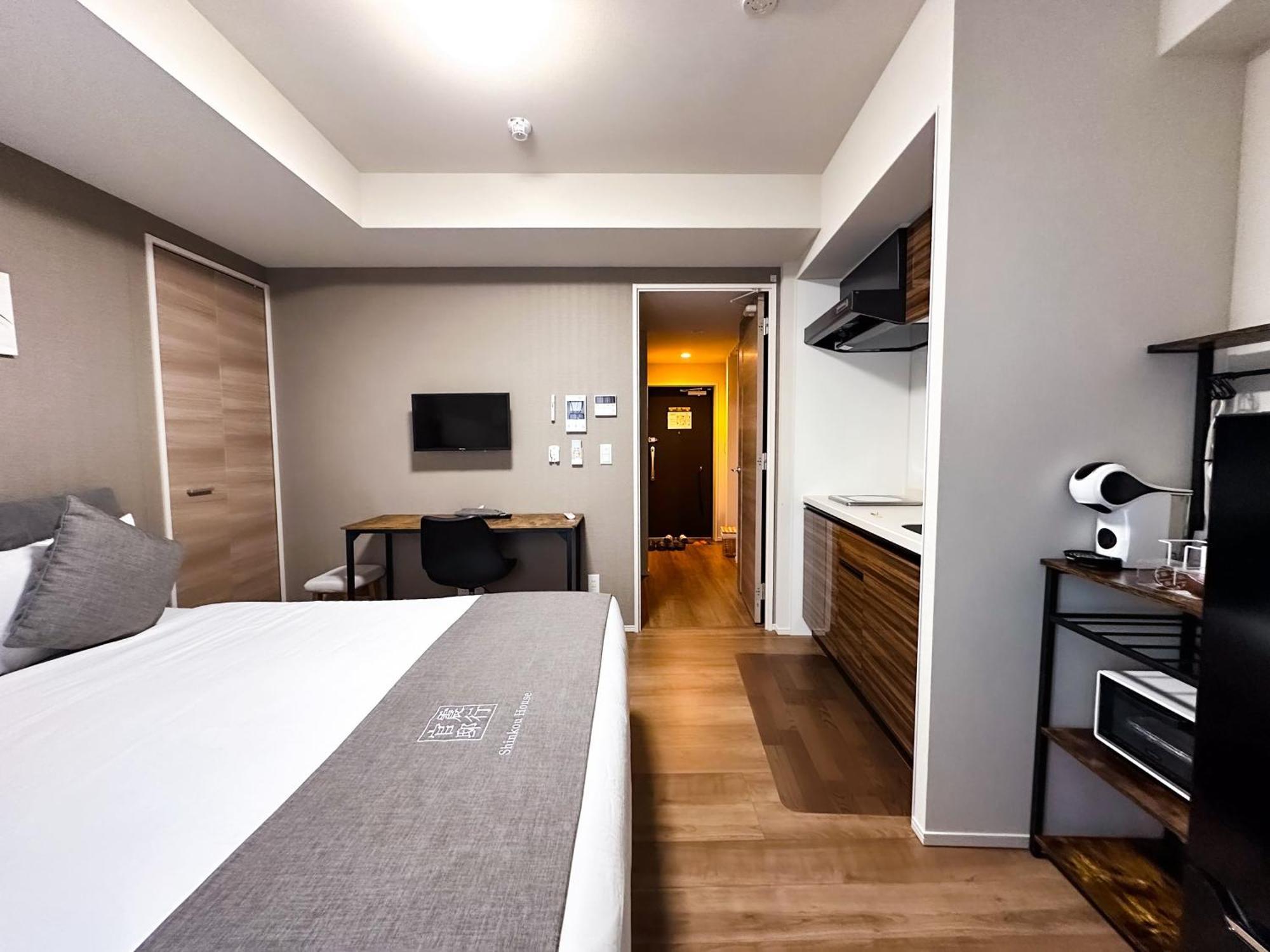 Shinkou House Ue Apartment Osaka Bagian luar foto
